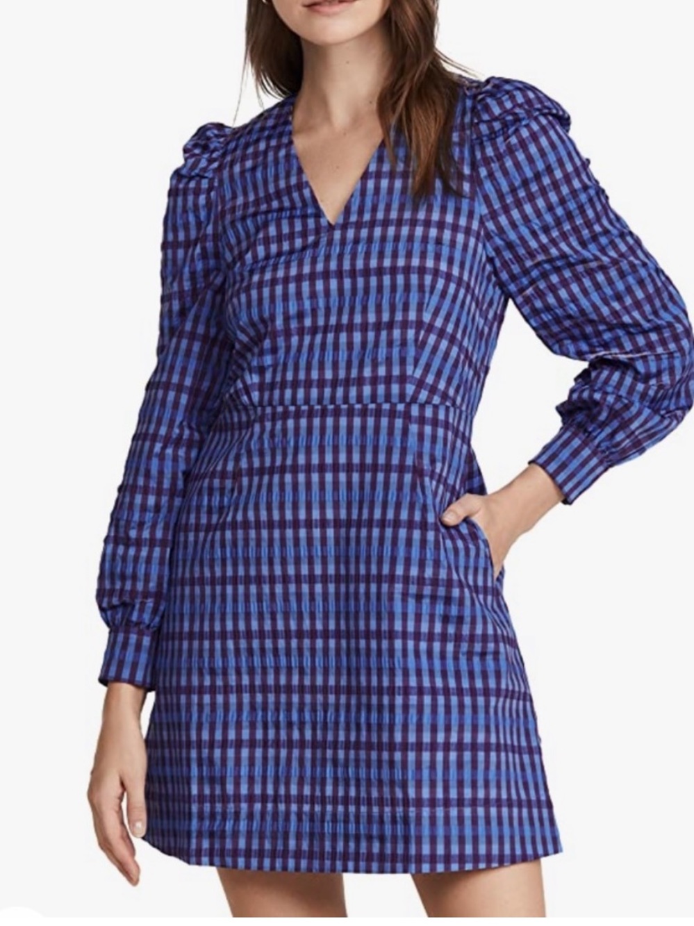 NWT 💙 Baum und Pferdgarten Aoife Blue Gingham Dress